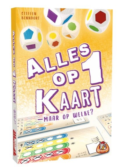 Spel -  Alles Op 1 Kaart - dobbelspel - QWIXX, Ophalen of Verzenden