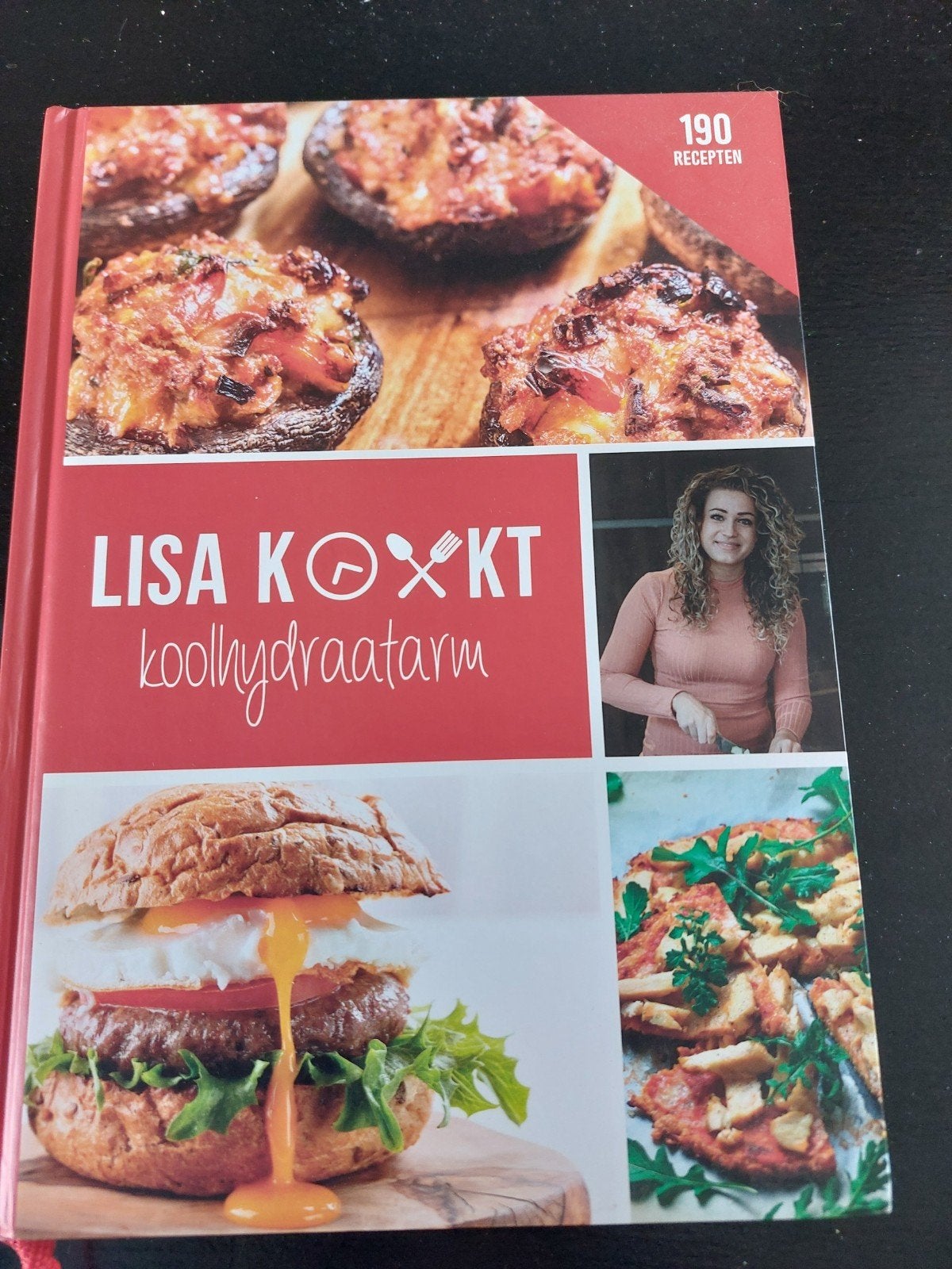 Lisa Kookt Koolhydraatarm - Kookboek met 190 recepten, Ophalen of Verzenden, Zo goed als nieuw, Overige gebieden, Lisa