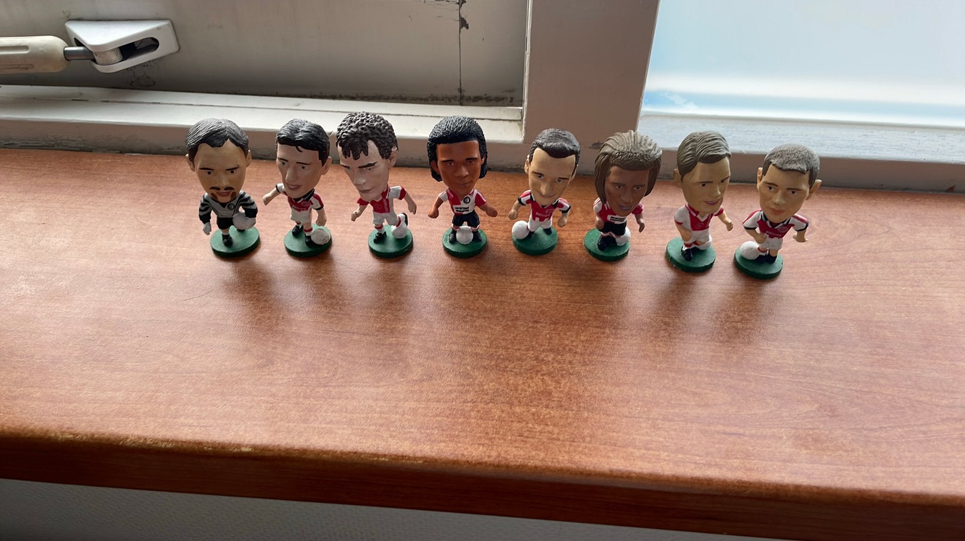 OPHALEN Bobbleheads Staatsloterij voetbal poppetjes x 8, Ophalen