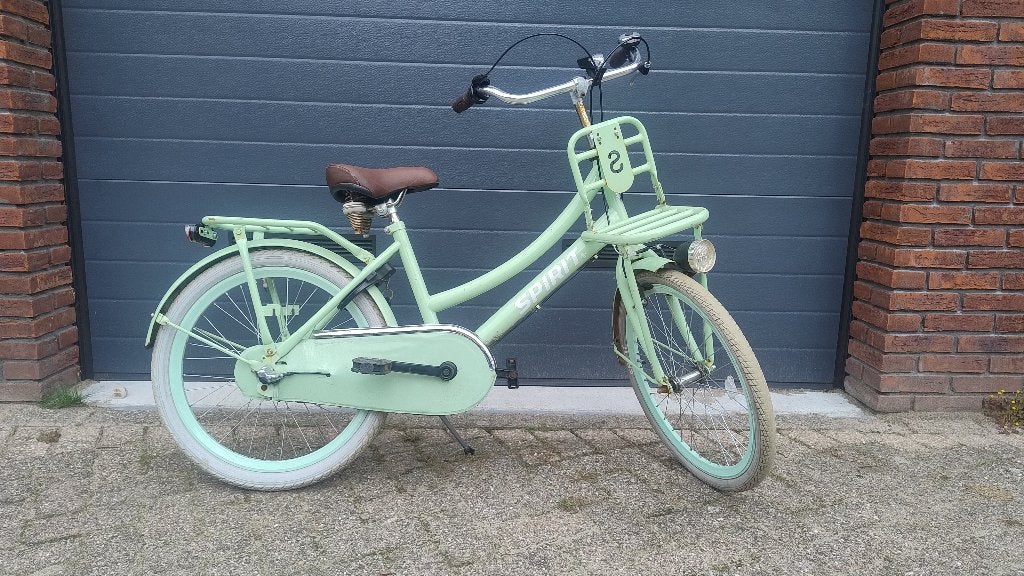 Groene kinderfiets 22 inch, Ophalen, Terugtraprem, Gebruikt, Versnellingen