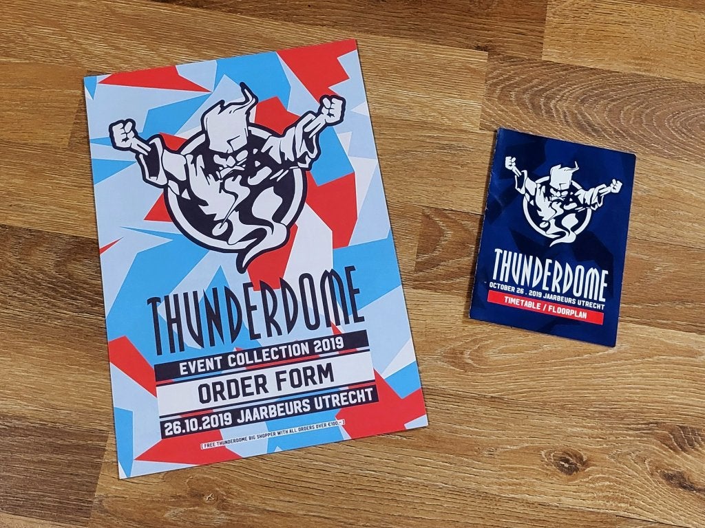 Thunderdome 2019 Orderform en Floorplan ( Hardcore / ID&T ), Ophalen of Verzenden, Nieuw