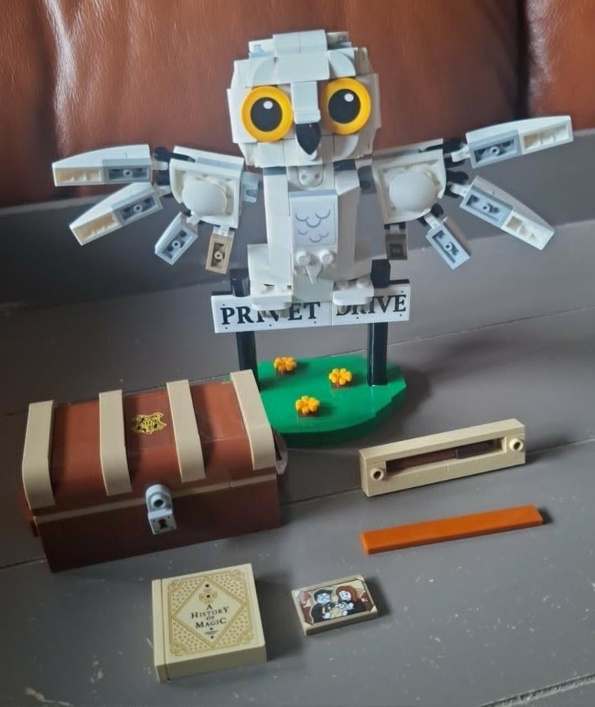 76425 Hedwig, Compleet, Lego, Harry Potter, Ophalen of Verzenden