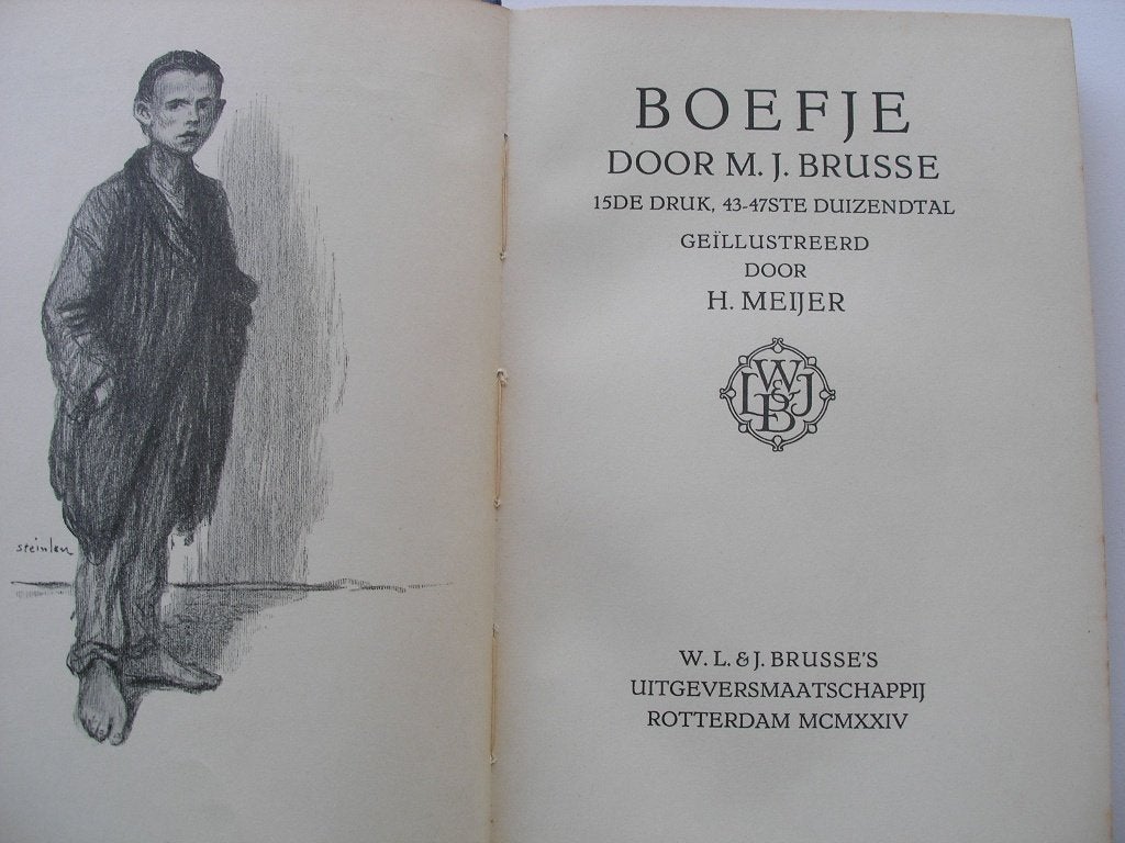 Boefje door M.J. Brusse 1924, Antiek en Kunst, Ophalen of Verzenden
