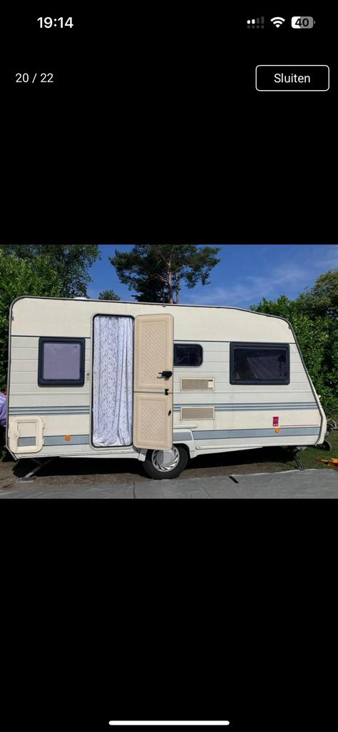 Gruau caravan - gekeurd onderstel, Caravans en Kamperen, Caravans, Particulier
