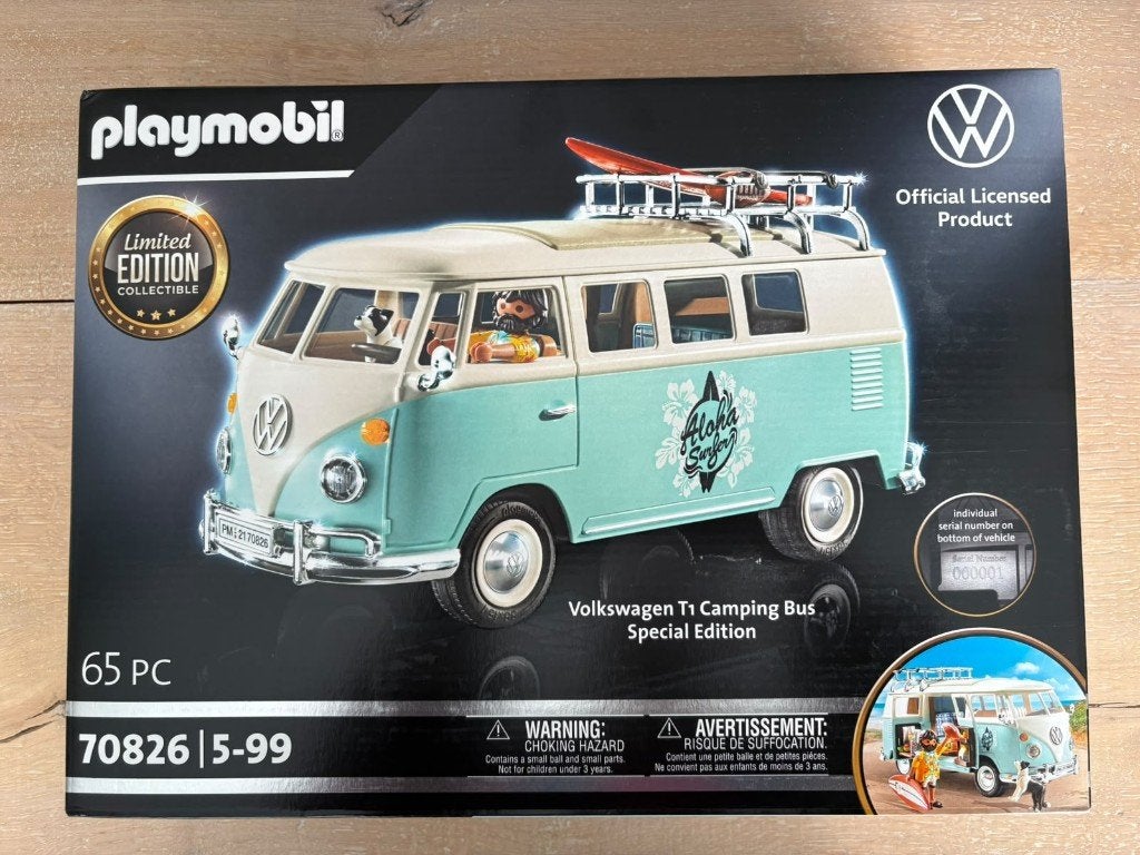 70826 Playmobil Volkswagen T1 Camping bus Special edition