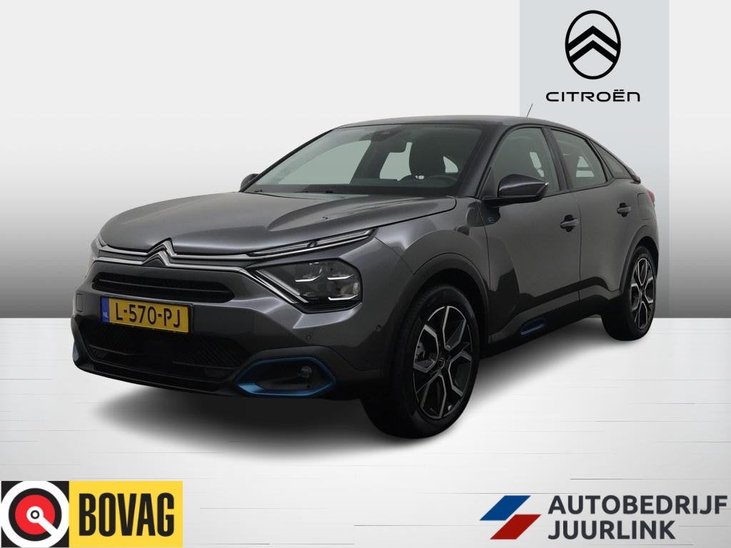 Citroen Ë-C4 Feel Ed 50 kWh SoH.87% H.Leder/Hud/Ad.Cruise/, Dealer onderhouden, 136 pk, Gebruikt, Leder en Stof
