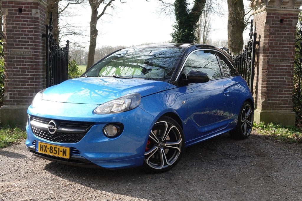 Opel ADAM 1.4 Turbo 150 PK 2016 Blauw, Voorwielaandrijving, 4 cilinders, 150 pk, Leder en Stof