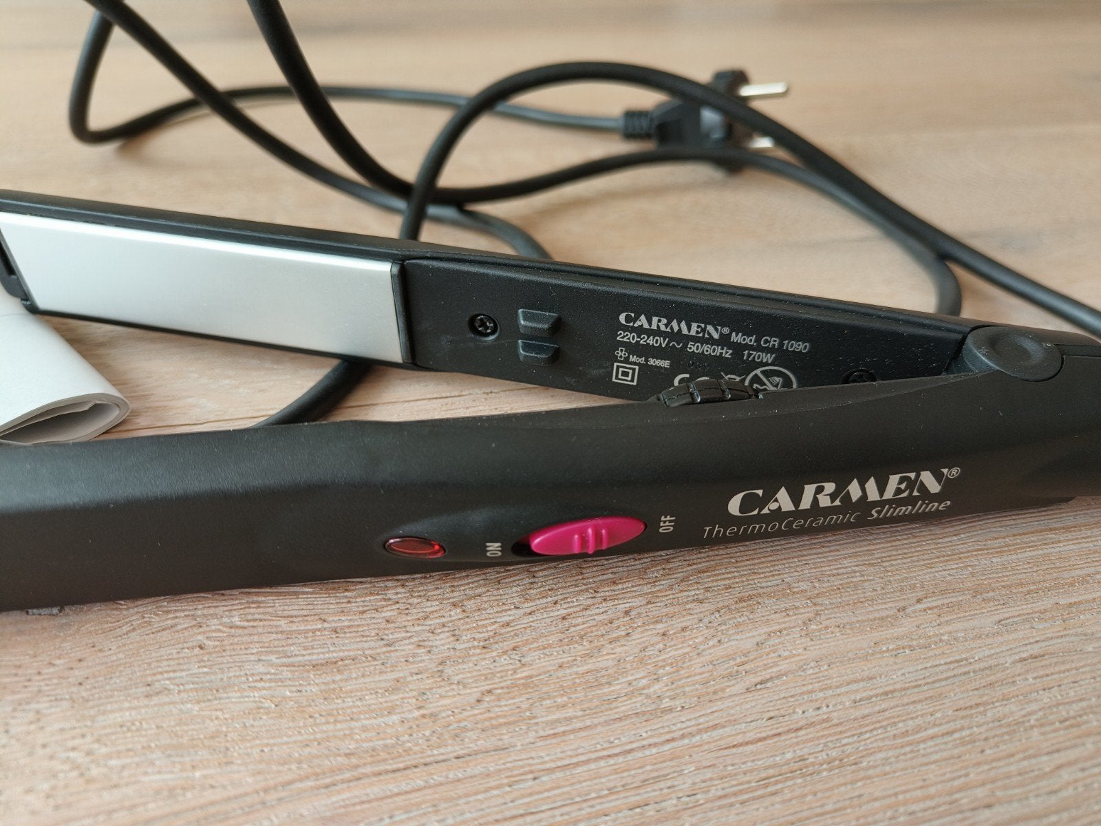 Carmen ThermoCeramic Slimline stijltang, Ophalen of Verzenden, Zo goed als nieuw