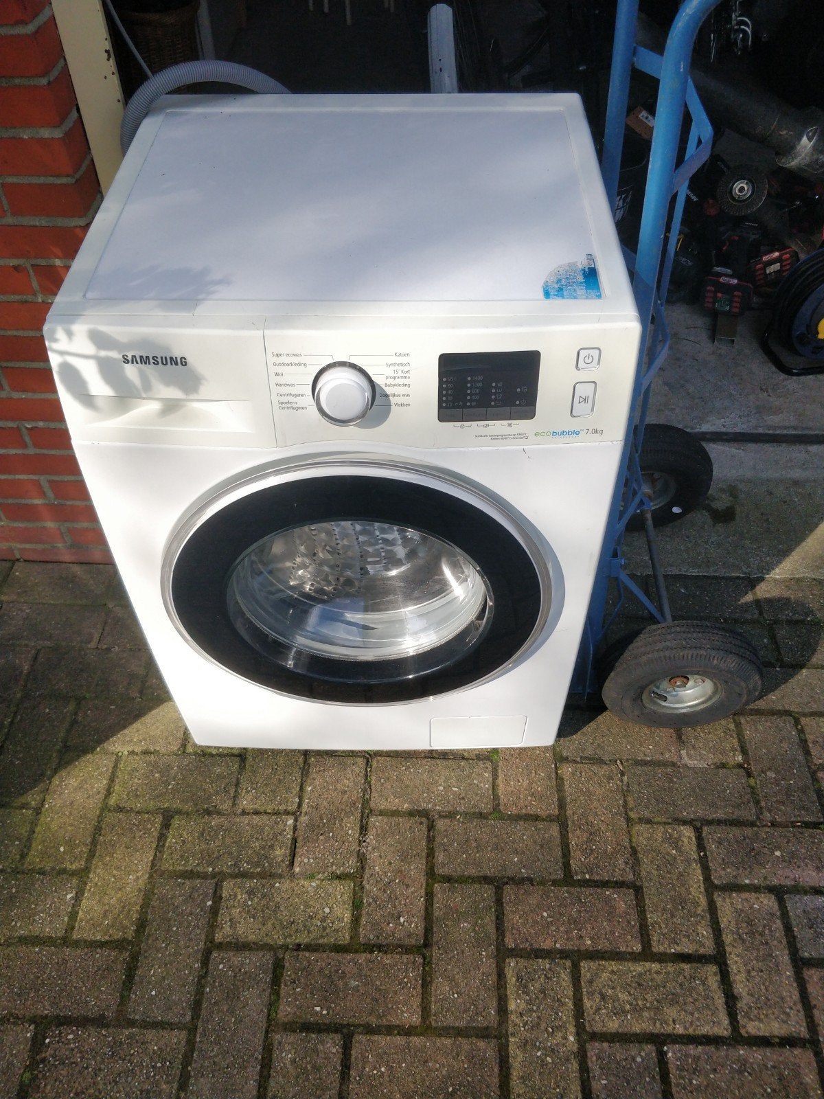 Samsung  Ecobubble WF70F5ECQ4W Wasmachine - defect, Ophalen, Voorlader, Niet werkend, 85 tot 90 cm