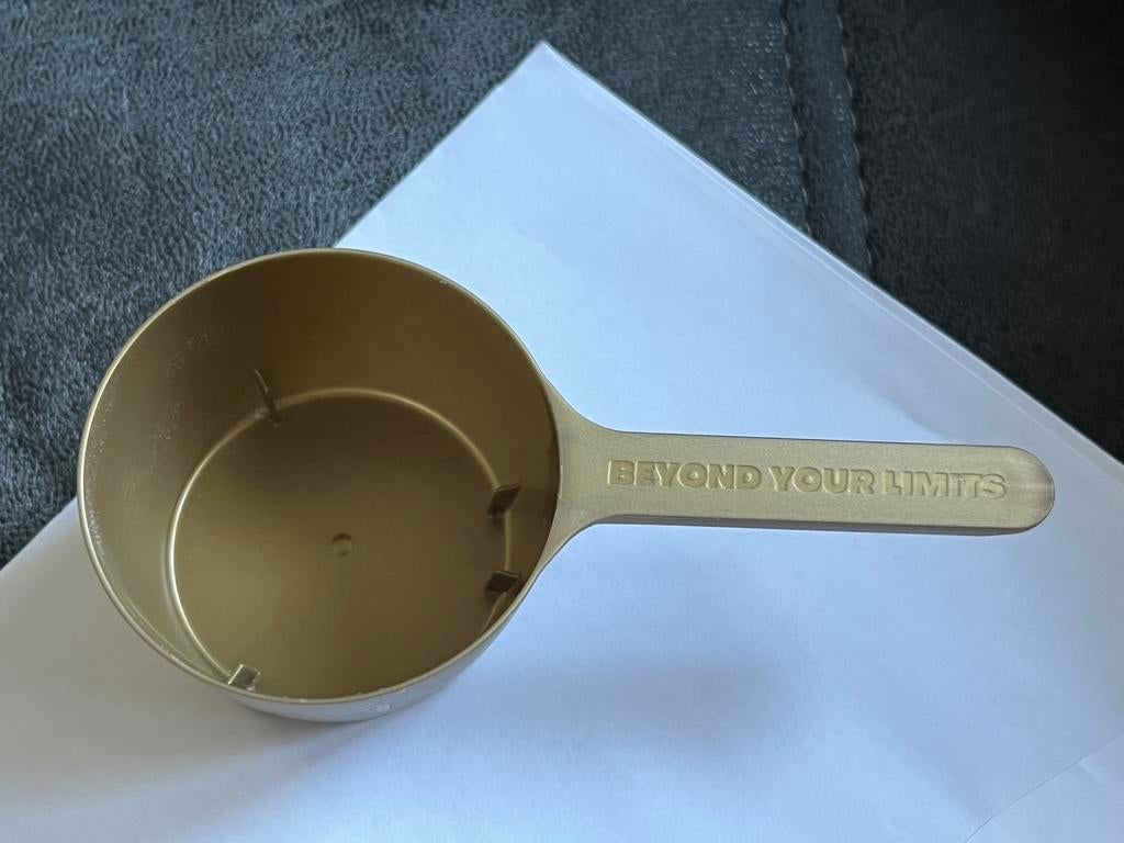 XXL Nutrition whey schepje scoup Beyond your limits, Ophalen of Verzenden, Zo goed als nieuw