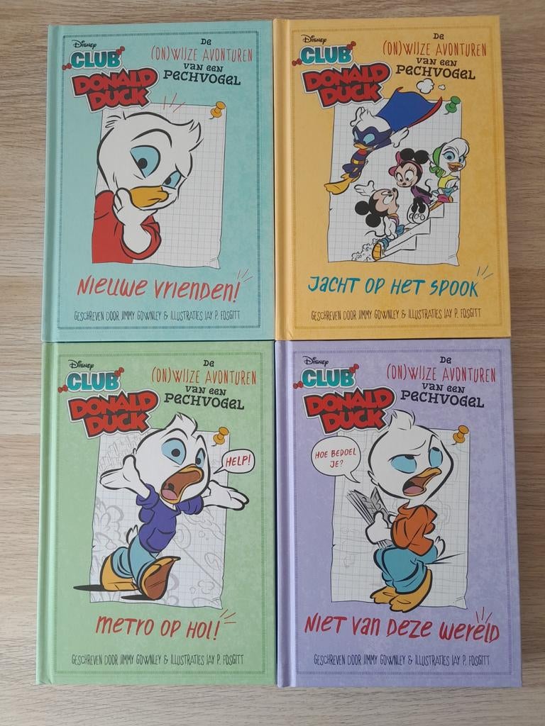 De (on)wijze avonturen van een pechvogel Donald Duck club, Ophalen of Verzenden, Zo goed als nieuw, Jimmy Gownley, Verhalen