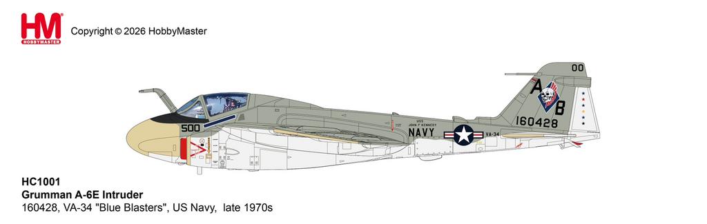Hobby Master HC1001 | Grumman A-6E Intruder, Ophalen, Schaalmodel, Nieuw, Pilot Station