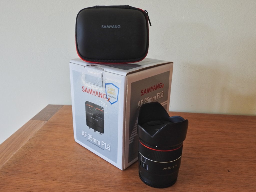Prime lens Samyang 35 mm, f 1.8, Sony FE, Audio, Tv en Foto, Fotografie | Lenzen en Objectieven, Sony E-mount, Samyang, 35 mm
