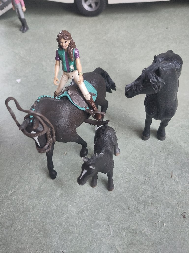 Schleich Lisa & Storm set (42541 of 42712), Ophalen of Verzenden, Gebruikt