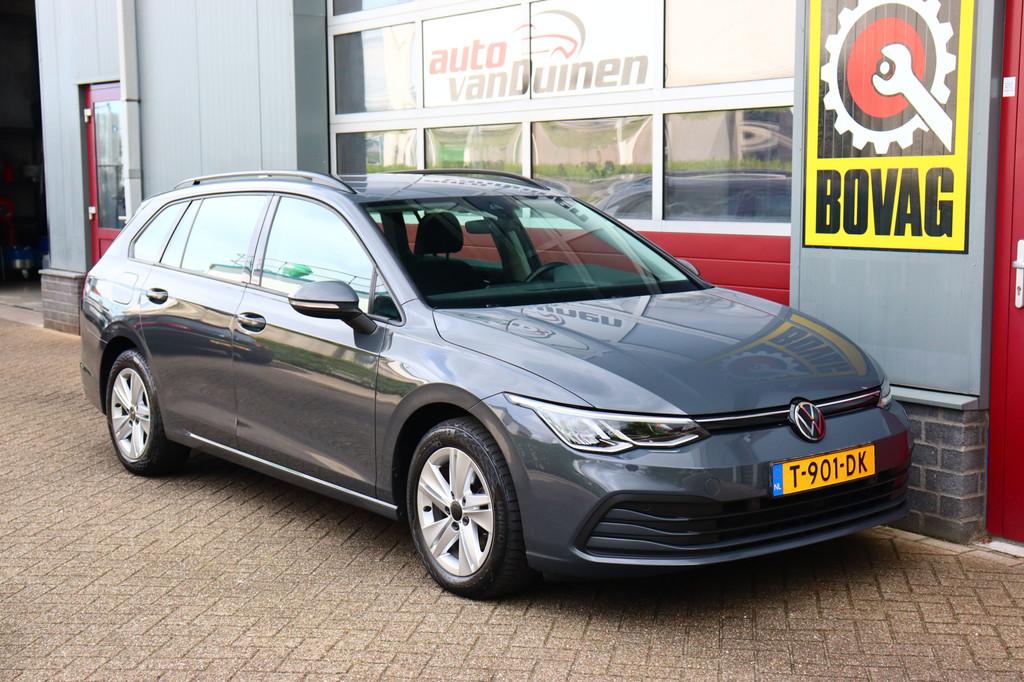 Volkswagen Golf Variant 1.0 eTSI Life O.a: PDC, ACC, Clima,, Stof, Gebruikt, Met garantie (alle), Origineel Nederlands
