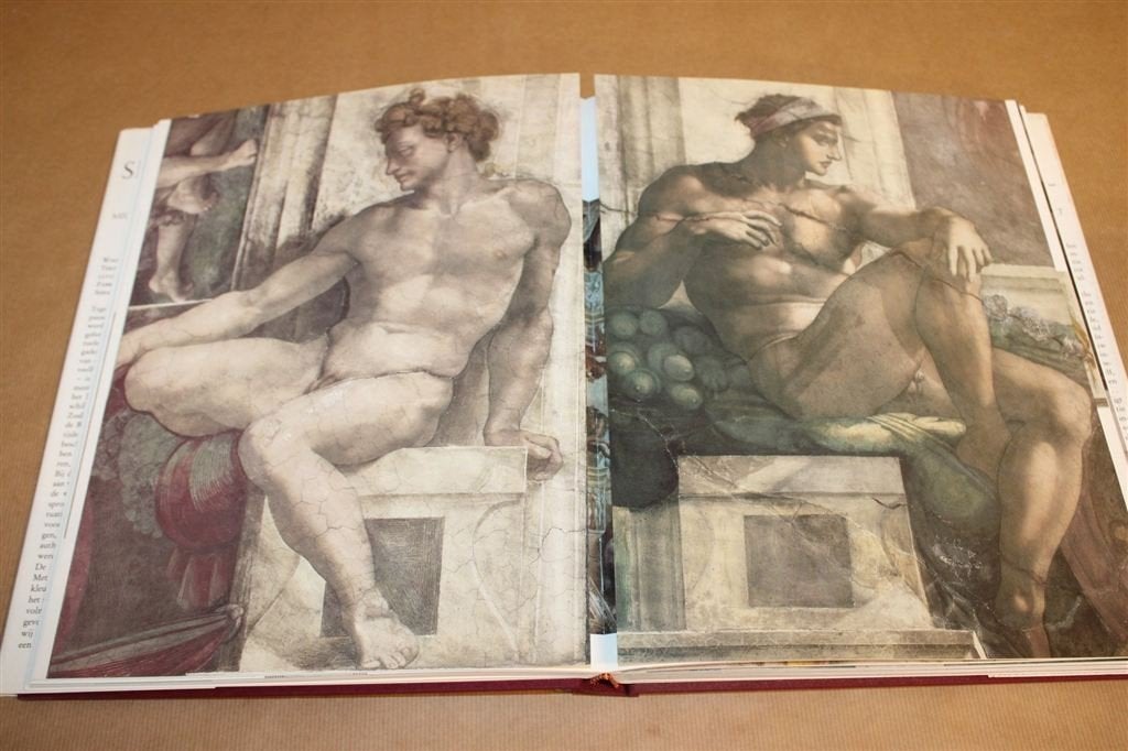 Sixtijnse Kapel — Michelangelo, Groot Kunstboek, Ophalen of Verzenden, Gelezen