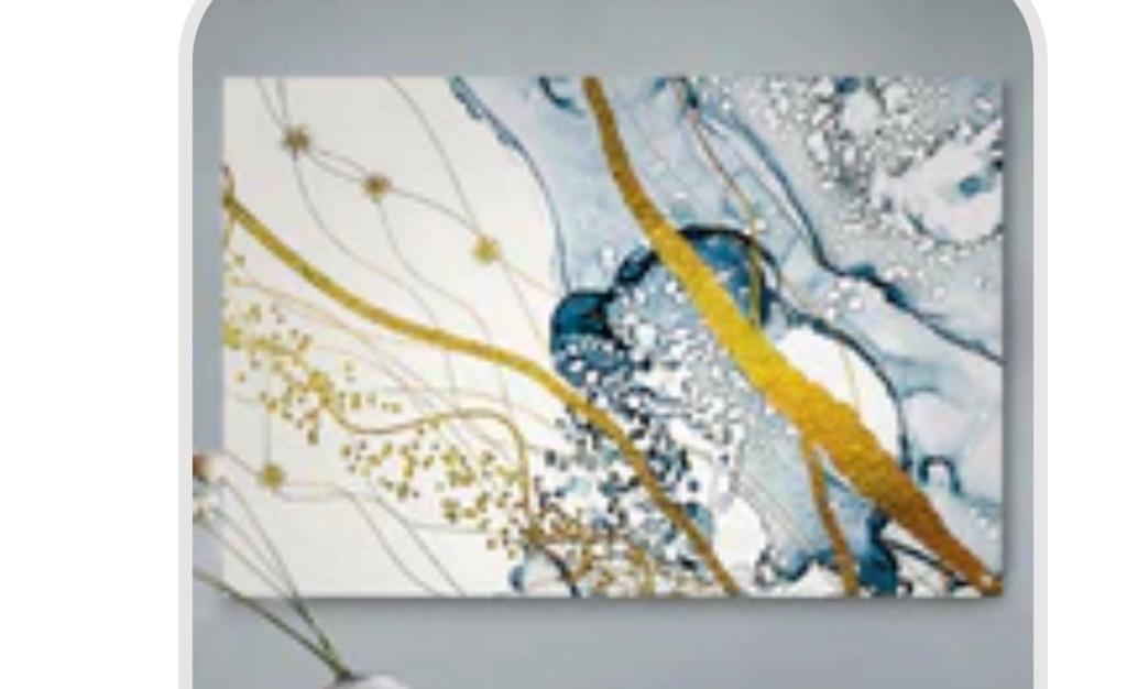 Nieuw HIP ORGNL Aurum Sky dibund  Schilderij 90x60 cm, Ophalen