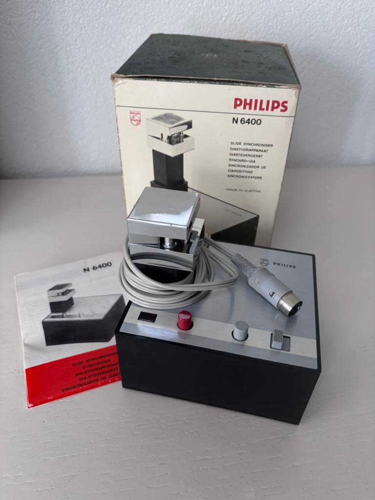 Philips N 6400 Slide Synchroonregelaar met originele doos, Verzenden, Zo goed als nieuw
