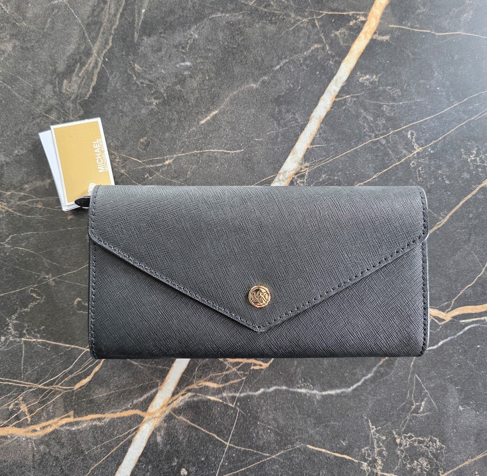 Dames Michael Kors Jet Set portemonnee portefeuille NIEUW, Ophalen of Verzenden, Nieuw, Zwart, Overige merken