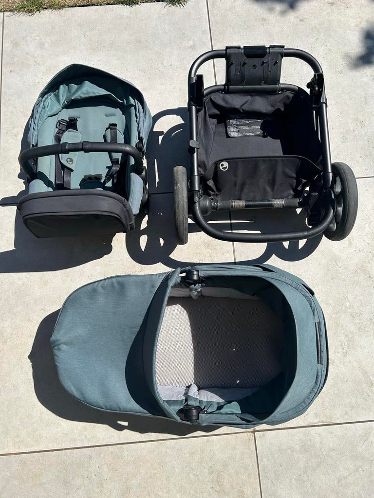 Easywalker Harvey3 forest green kinderwagen - Gebruikt, Kinderen en Baby's, Kinderwagens en Combinaties, Gebruikt, Combiwagen