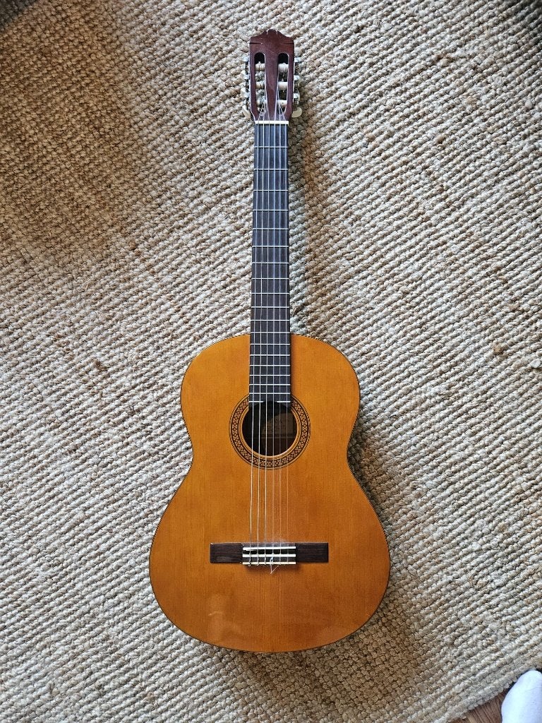 Yamaha CG-100A klassieke gitaar inclusief hoes, Muziek en Instrumenten, Snaarinstrumenten | Gitaren | Akoestisch, Ophalen, Gebruikt