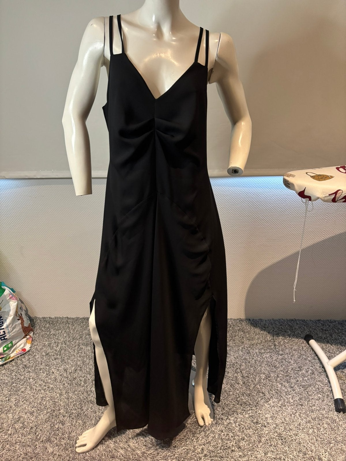 Relish lang jurkje met splitten maat xl. Nieuw, Kleding | Dames, ., Zwart, Maat 46/48 (XL) of groter, Nieuw