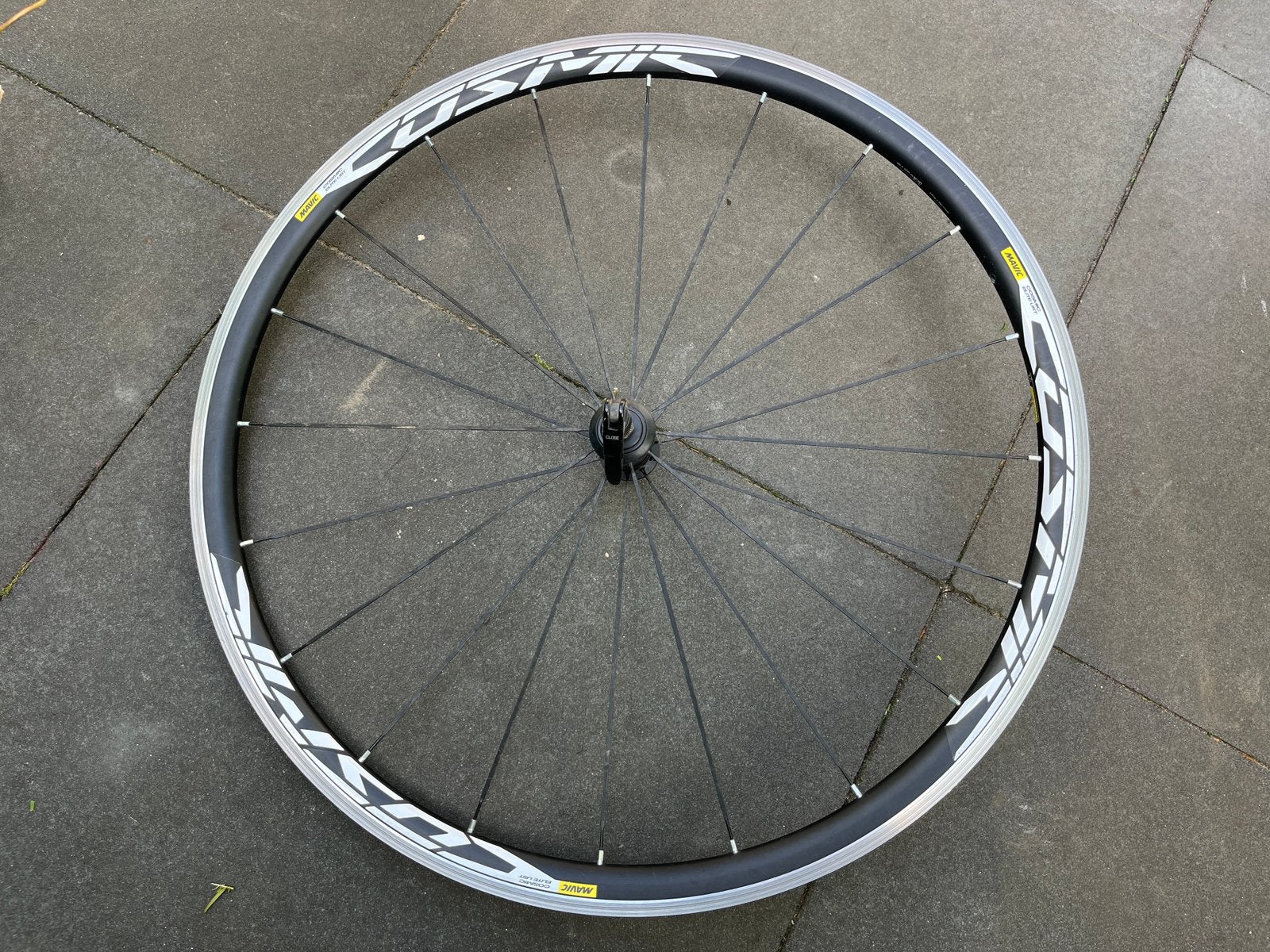 Te koop: voorwiel voor racefiets Mavic Cosmic Elite, Gebruikt, Overige materialen, Racefiets, Ophalen