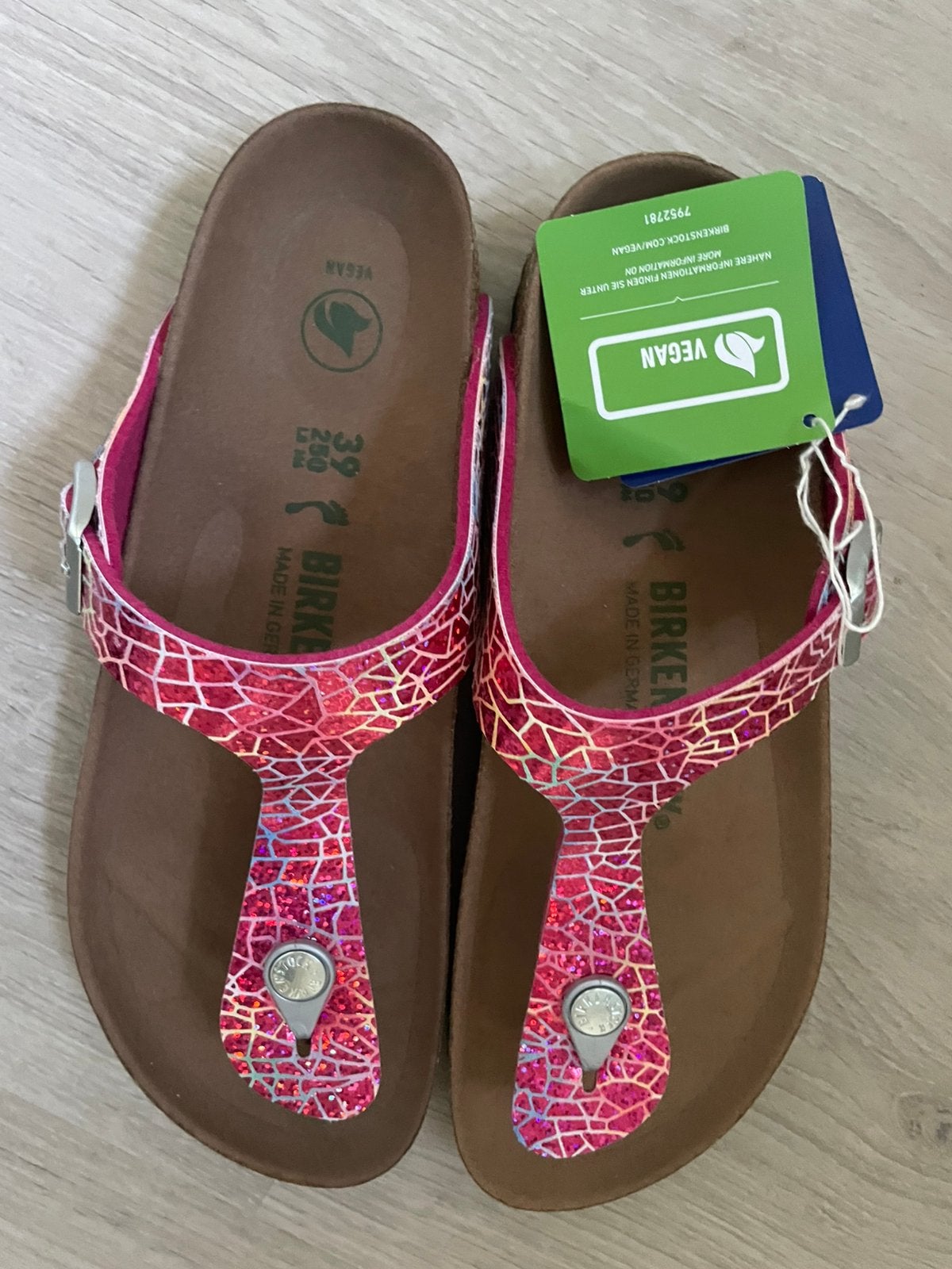 Slippers nieuw 39 birckenstok, Slippers, Verzenden, Nieuw, Roze