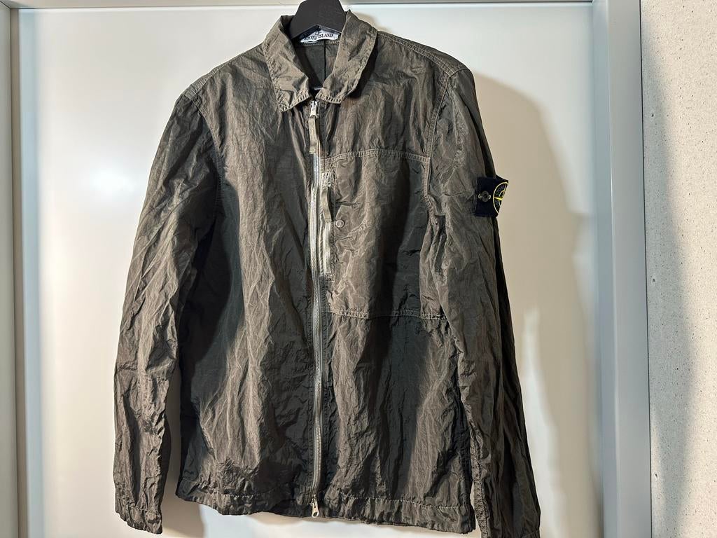 Stone Island nylon reflective jack - NIEUW met bon, Ophalen of Verzenden, Nieuw, Maat 48/50 (M), Groen