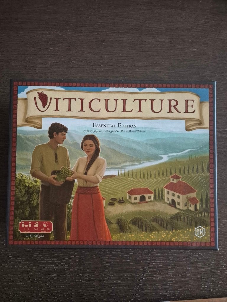 Viticulture + Tuscany expansion, Hobby en Vrije tijd, Een of twee spelers, Ophalen of Verzenden, Zo goed als nieuw, Stonemaier Games