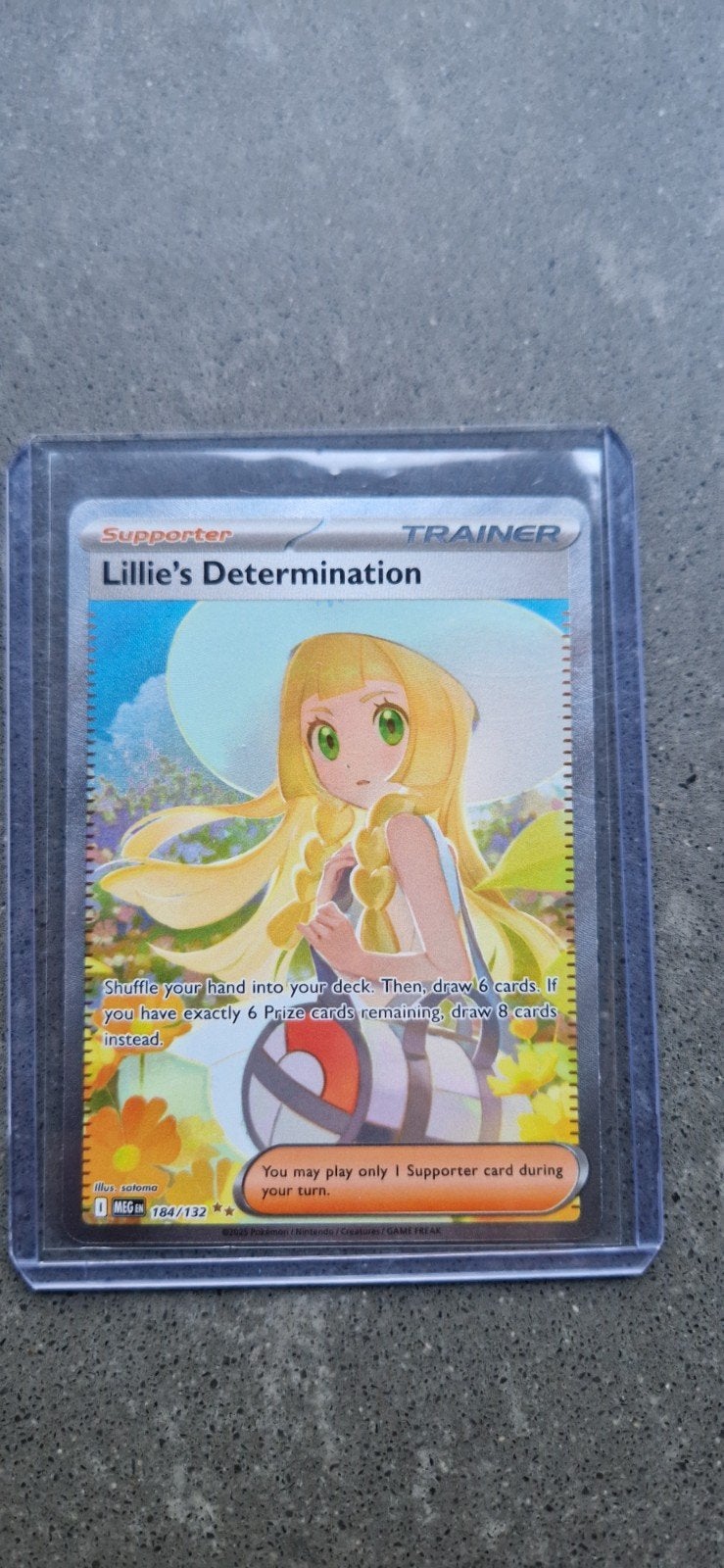 Lillie's Determination Trainer Kaart 184/132, Ophalen of Verzenden, Zo goed als nieuw, Losse kaart