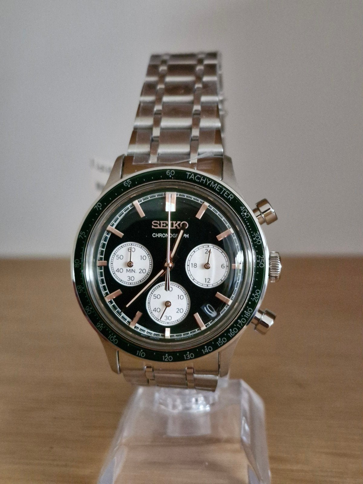 Nieuwe Seiko SSB481P1 Chronograaf, Sieraden, Tassen en Uiterlijk, Horloges | Heren, Verzenden, Nieuw, Staal, Seiko