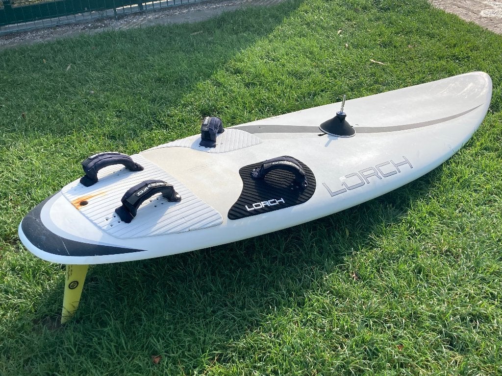 Complete kwaliteits windsurfset: Lorch, 2 zeilen, 3 masten, Watersport en Boten, Windsurfen, Ophalen, 250 tot 300 cm, Gebruikt
