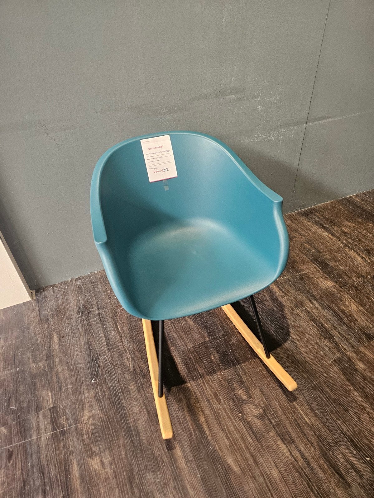 Kidsdepot Jazzy schommelstoel, blauw, Ophalen, Kunststof, Blauw, Zo goed als nieuw