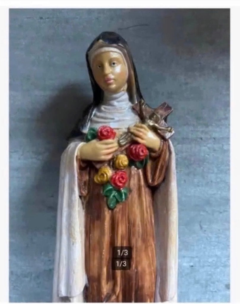 Religieus beeld van de heilige Theresia van Lisieux, Antiek en Kunst, Ophalen of Verzenden