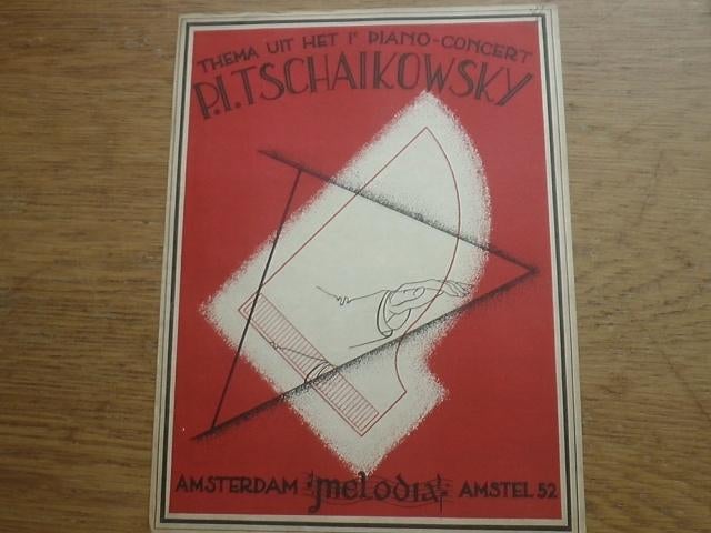 Thema uit het 1e piano-concert - tschaikwsky, Muziek en Instrumenten, Bladmuziek, Gebruikt, Klassiek, Ophalen of Verzenden, Artiest of Componist