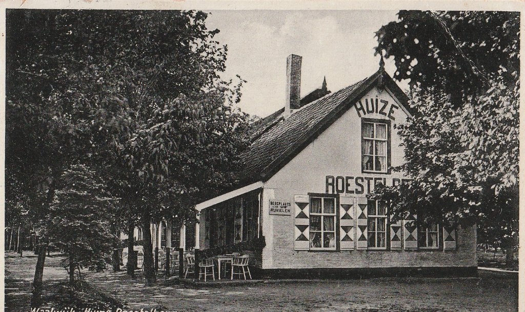 WAALWIJK KAATSHEUVEL HUIZE  ROESTELBERG 1934  nr  303, Verzamelen, Verzenden, 1920 tot 1940, Gelopen, Noord-Brabant