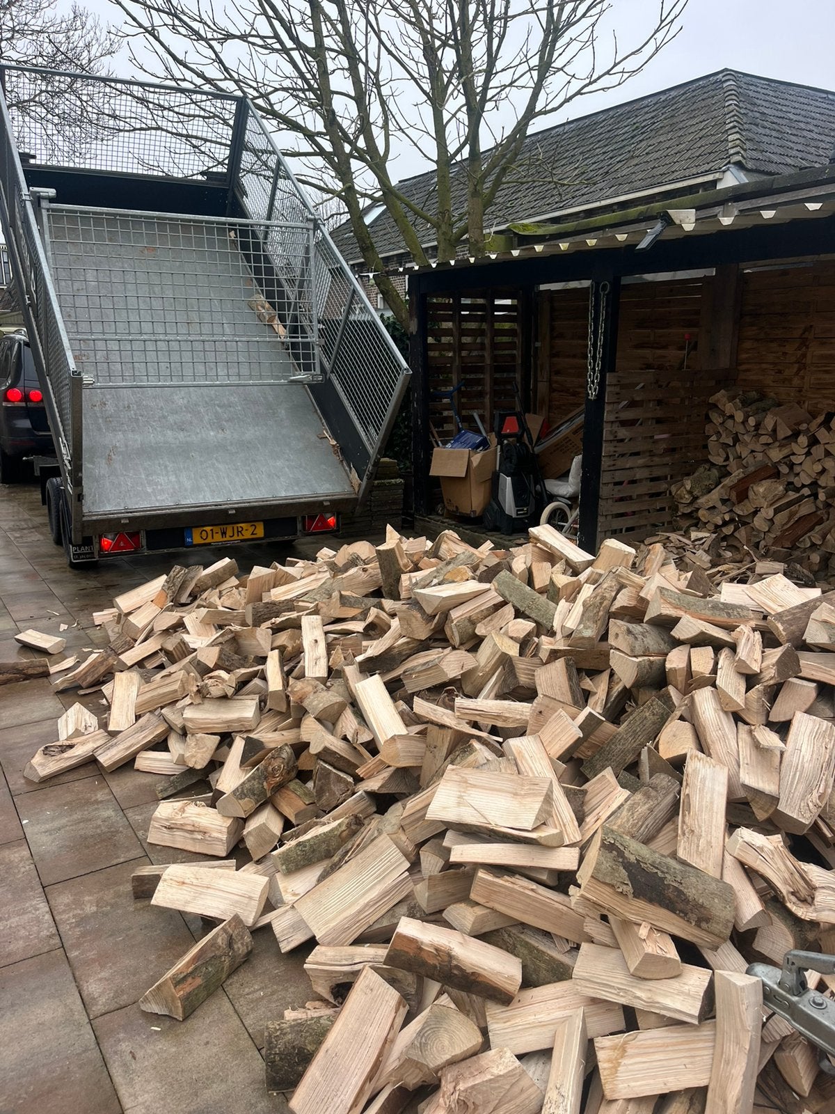 Haardhout Vers en Droog!, Tuin en Terras, Ophalen, Blokken