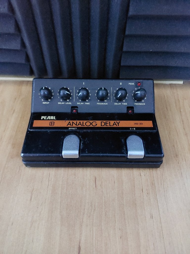 Pearl AD-33 Analog Delay Vintage 1980's Japan, Muziek en Instrumenten, Effecten, Ophalen of Verzenden, Gebruikt, Delay of Echo