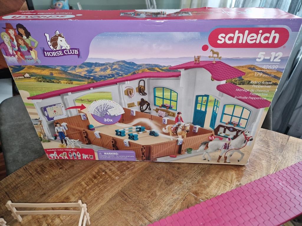 Schleich rij bak, Ophalen of Verzenden, Zo goed als nieuw