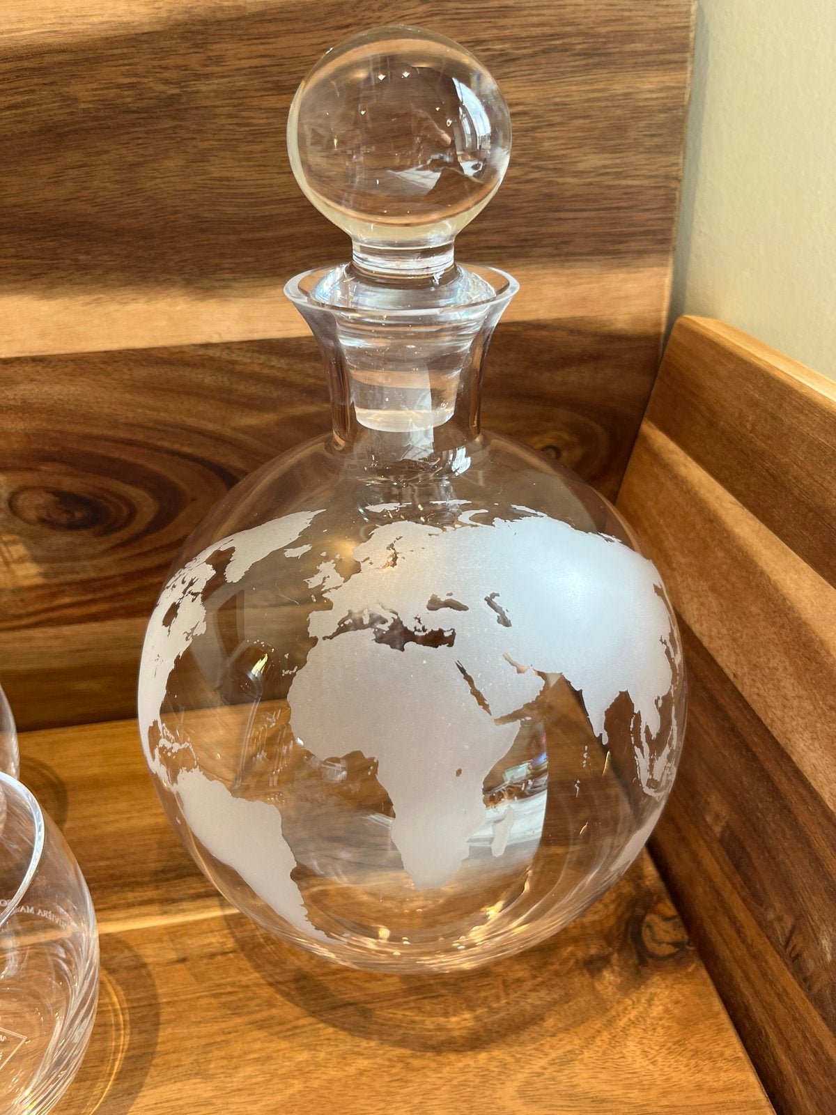 Riviera Maison Karaf met Glazen - Drinks Of The World, Ophalen, Zo goed als nieuw, Riviera Maison, Glas