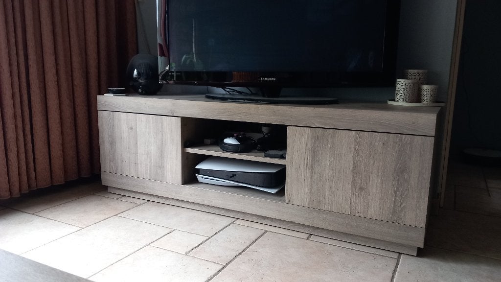 Televisiekast / lage dressoir, Huis en Inrichting, Kasten | Televisiemeubels, Ophalen, 100 tot 150 cm, Zo goed als nieuw, Minder dan 100 cm