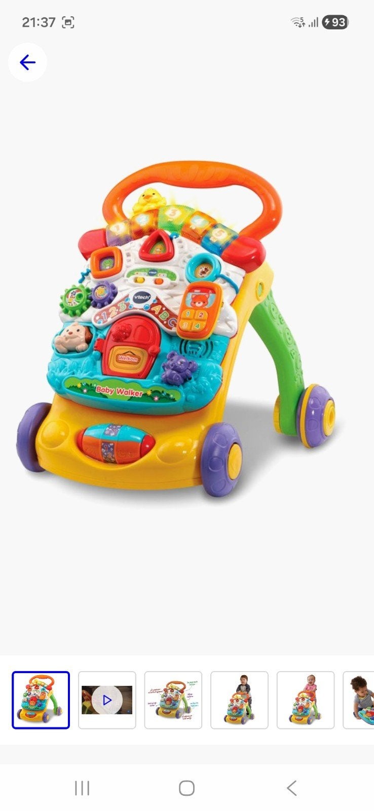 VTech Babywalker - Loopwagen met activiteitenpaneel, Ophalen