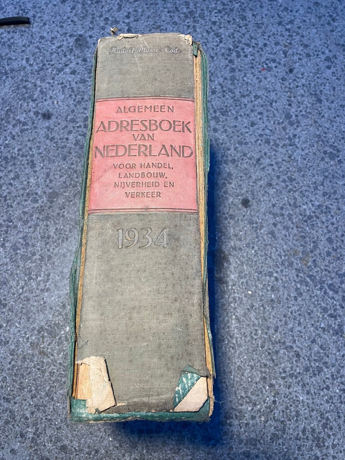 Adresboek uit 1934, Boeken, Ophalen, Gelezen, Nederland