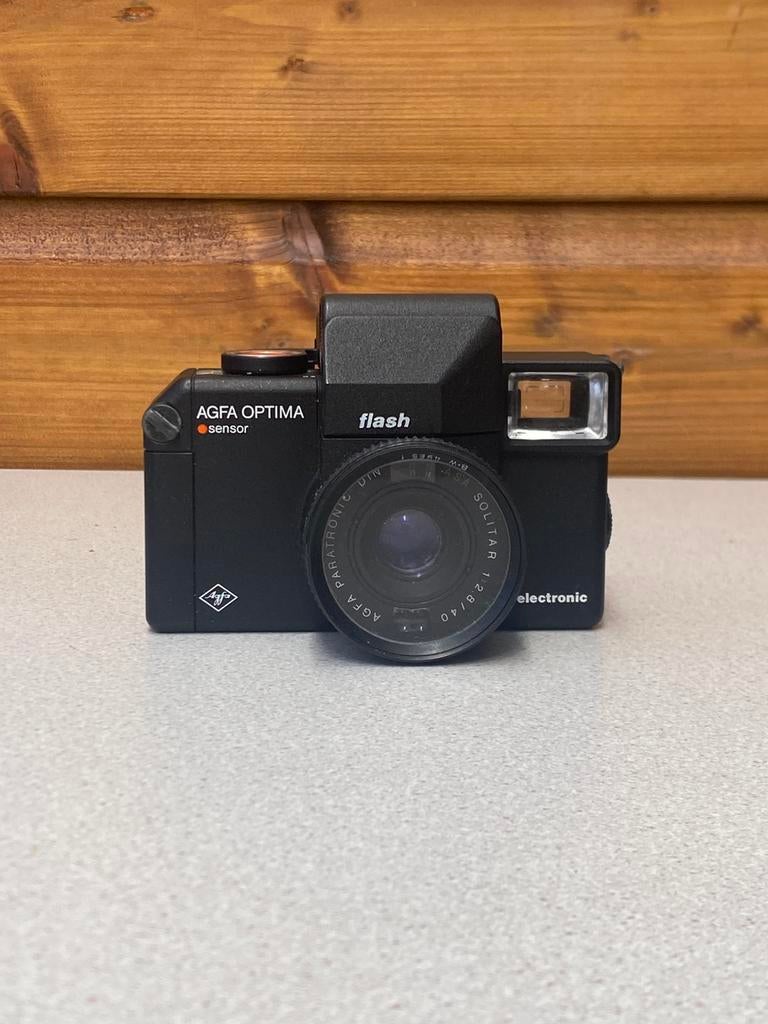 Agfa optima flasg electronic, Ophalen of Verzenden, Zo goed als nieuw, Compact, Overige Merken