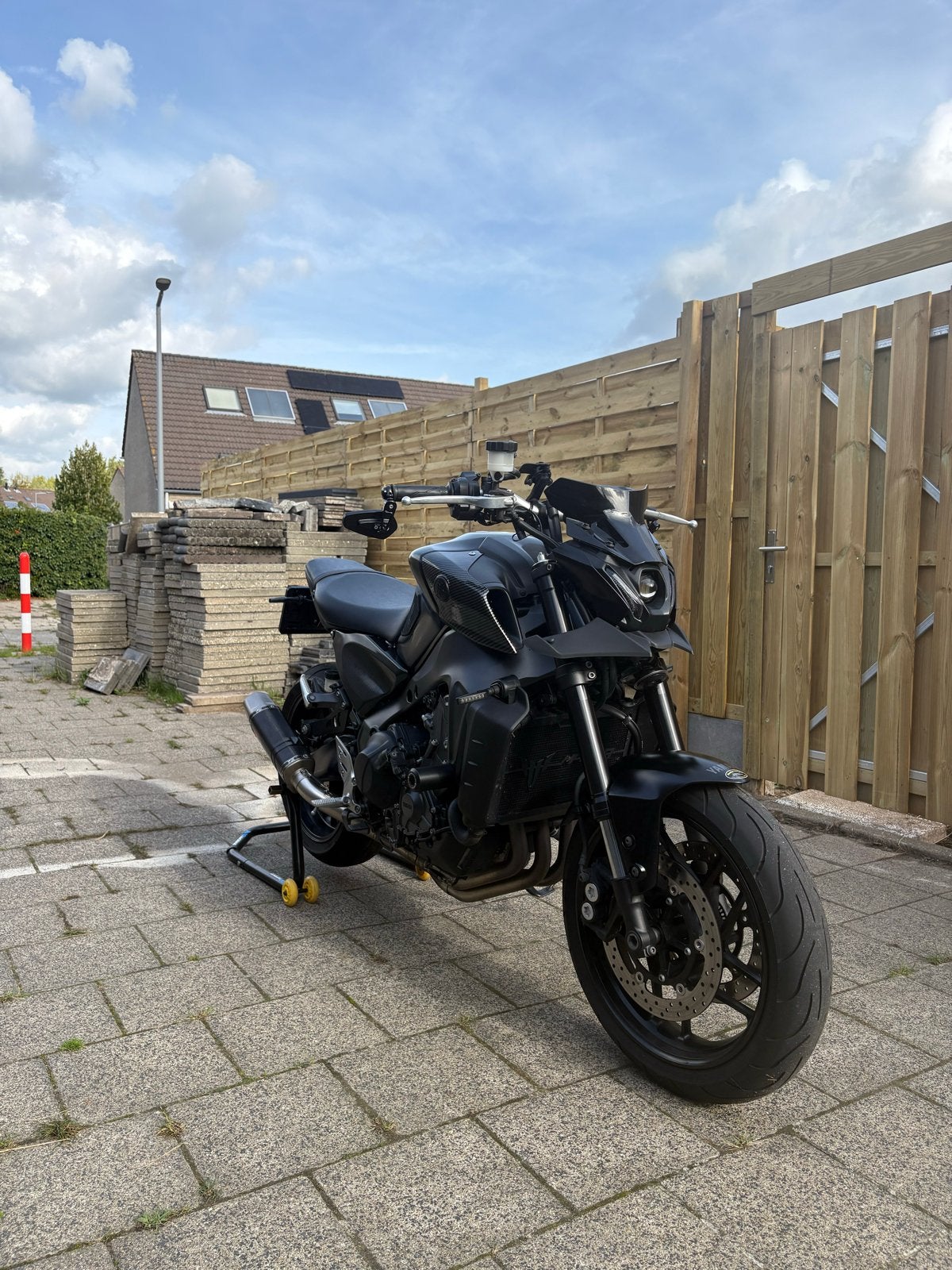 Yamaha MT-09 A2 2023 Tech Black | Akrapovič | Quickshifter, Traction Control, Gebruikt, Particulier, Minimaal motorrijbewijs A2