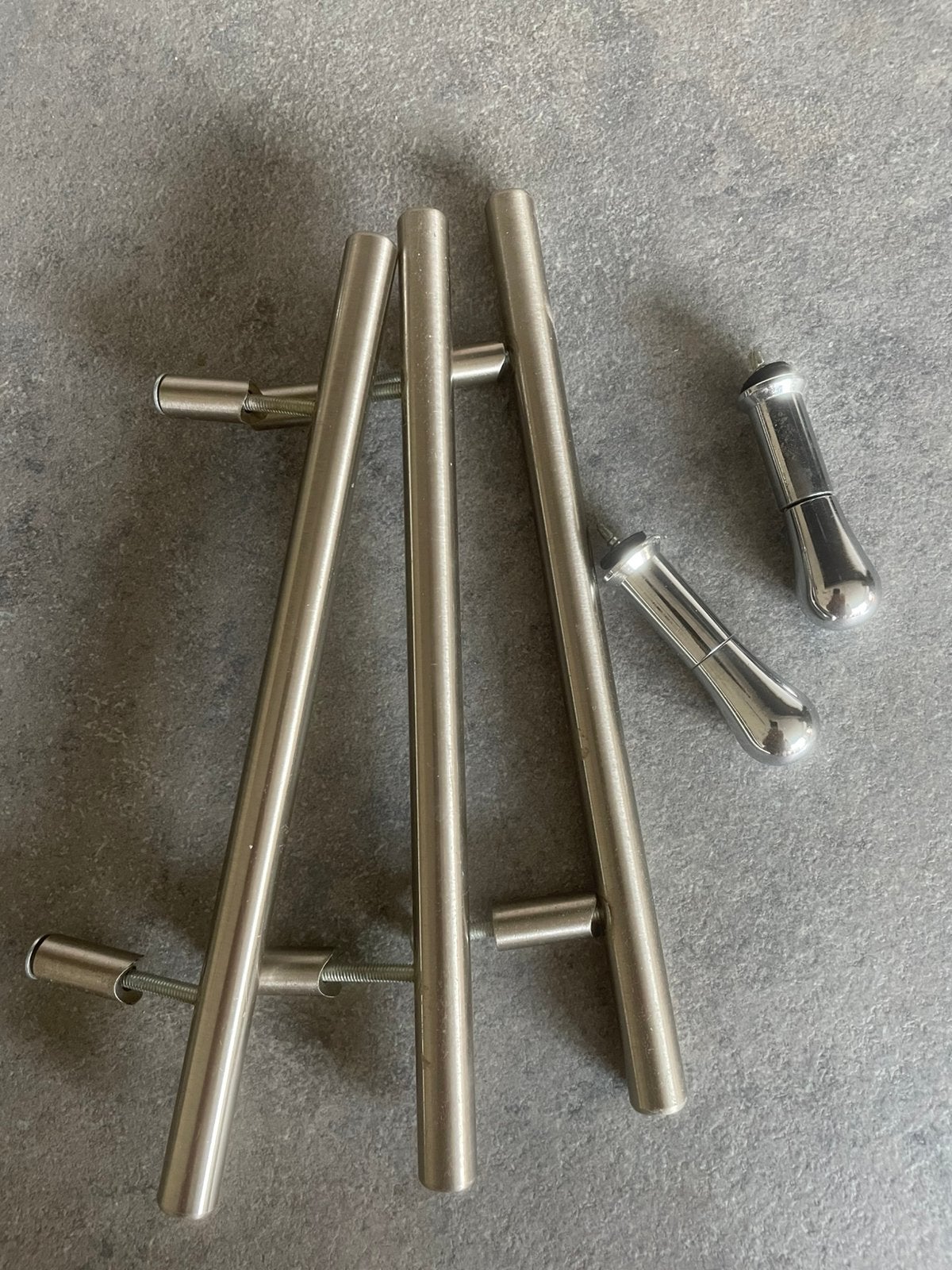Handgrepen rvs keuken, Ophalen, Zo goed als nieuw, Rvs, Klink of Kruk