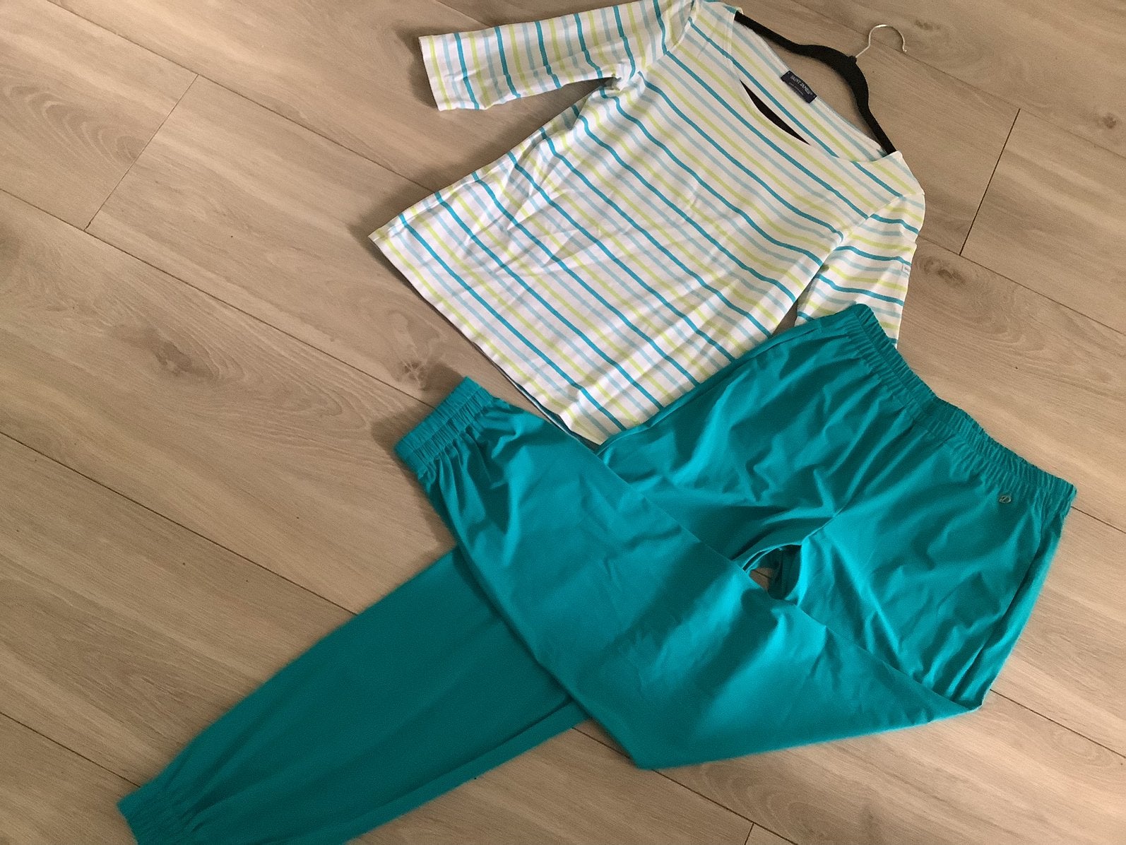 Travelstof set broek s LaDressmet saint james top, Zo goed als nieuw, Maat 36 (S), Lang, Verzenden