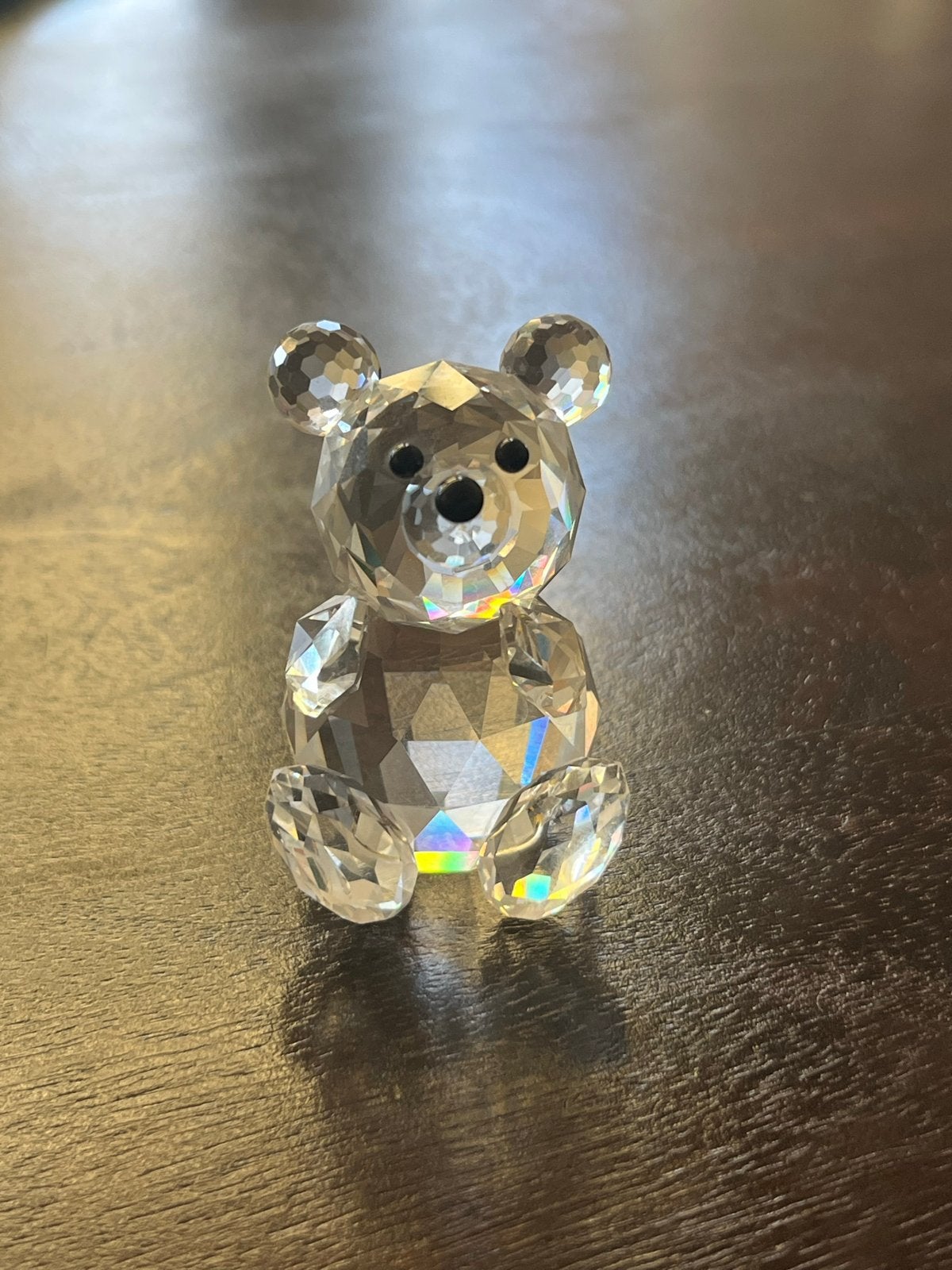 Swarovski " Silver Cristal" beer, Verzamelen, Swarovski, Ophalen of Verzenden, Zo goed als nieuw, Figuurtje