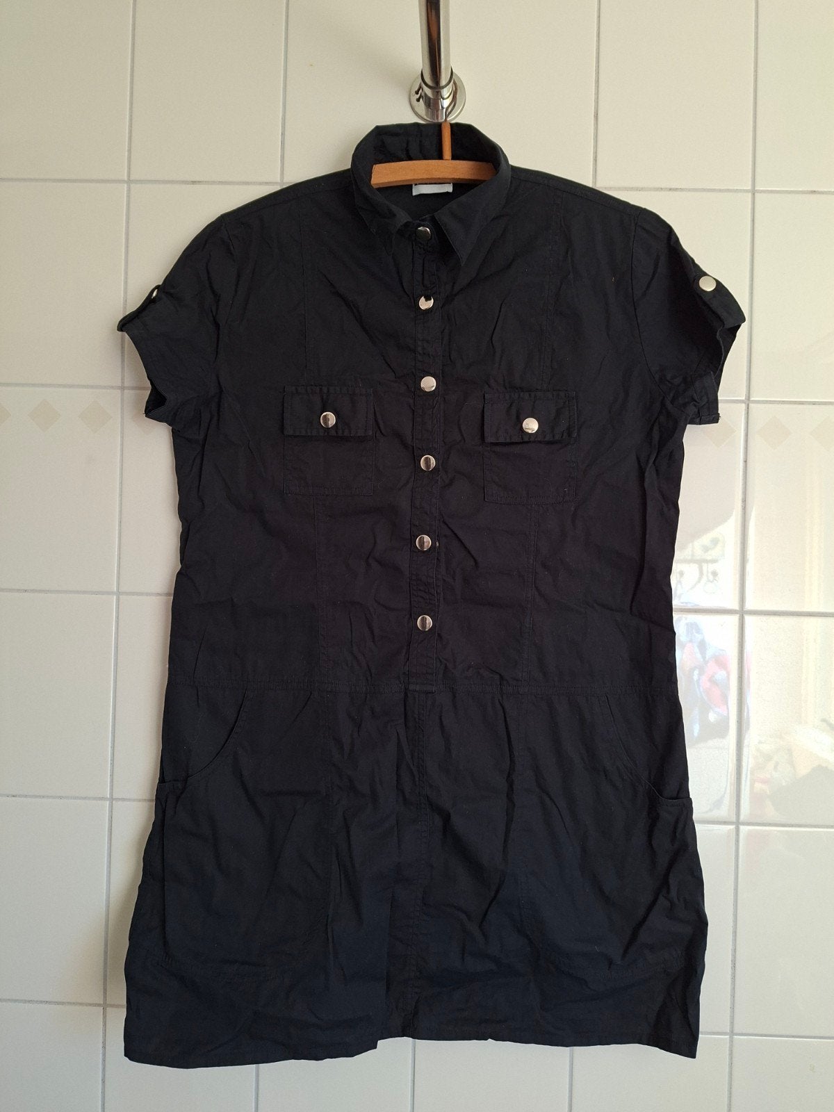 Zwarte Pescara Jurk Maat L, Kleding | Dames, Zwart, Maat 42/44 (L), Pescara, Ophalen of Verzenden